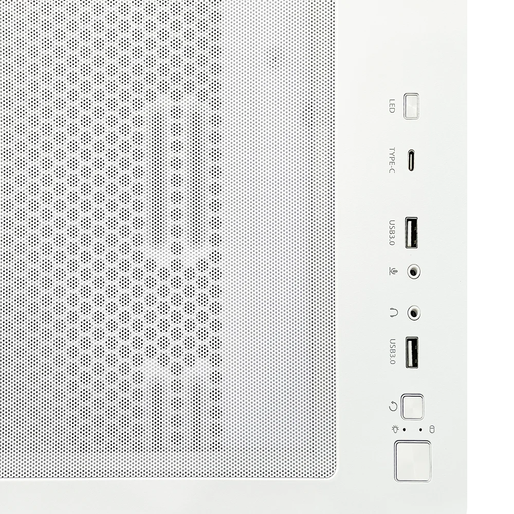GAMEBOOSTER GB-G2852W Gaming Mid-Tower PC Kasası Beyaz 7-Fanlı