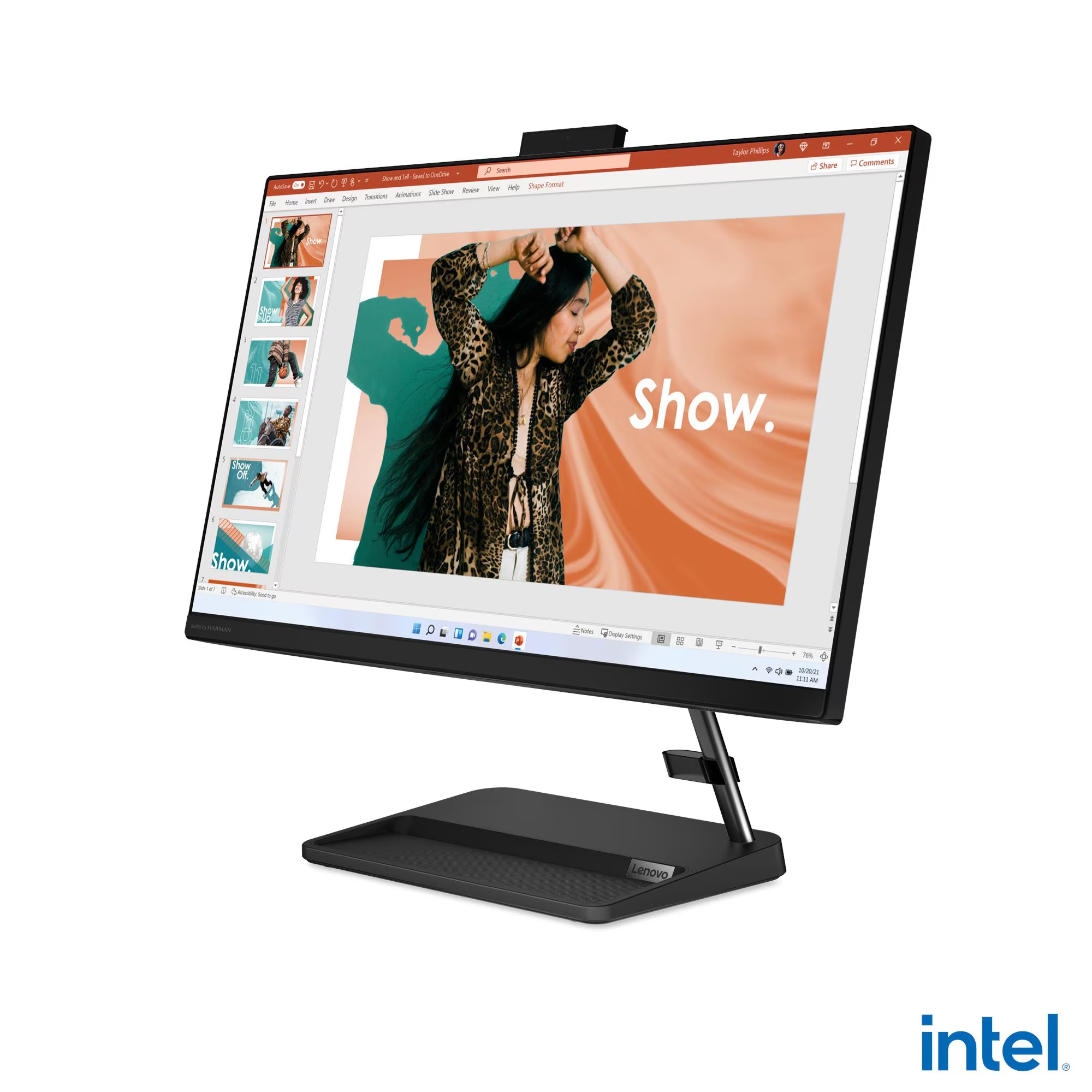 LENOVO AIO 23.8" CORE i5 12450H 16GB DDR4 RAM- 512GB NVME O/B UHD FDOS / IDEACENTRE F0GH01JGTR