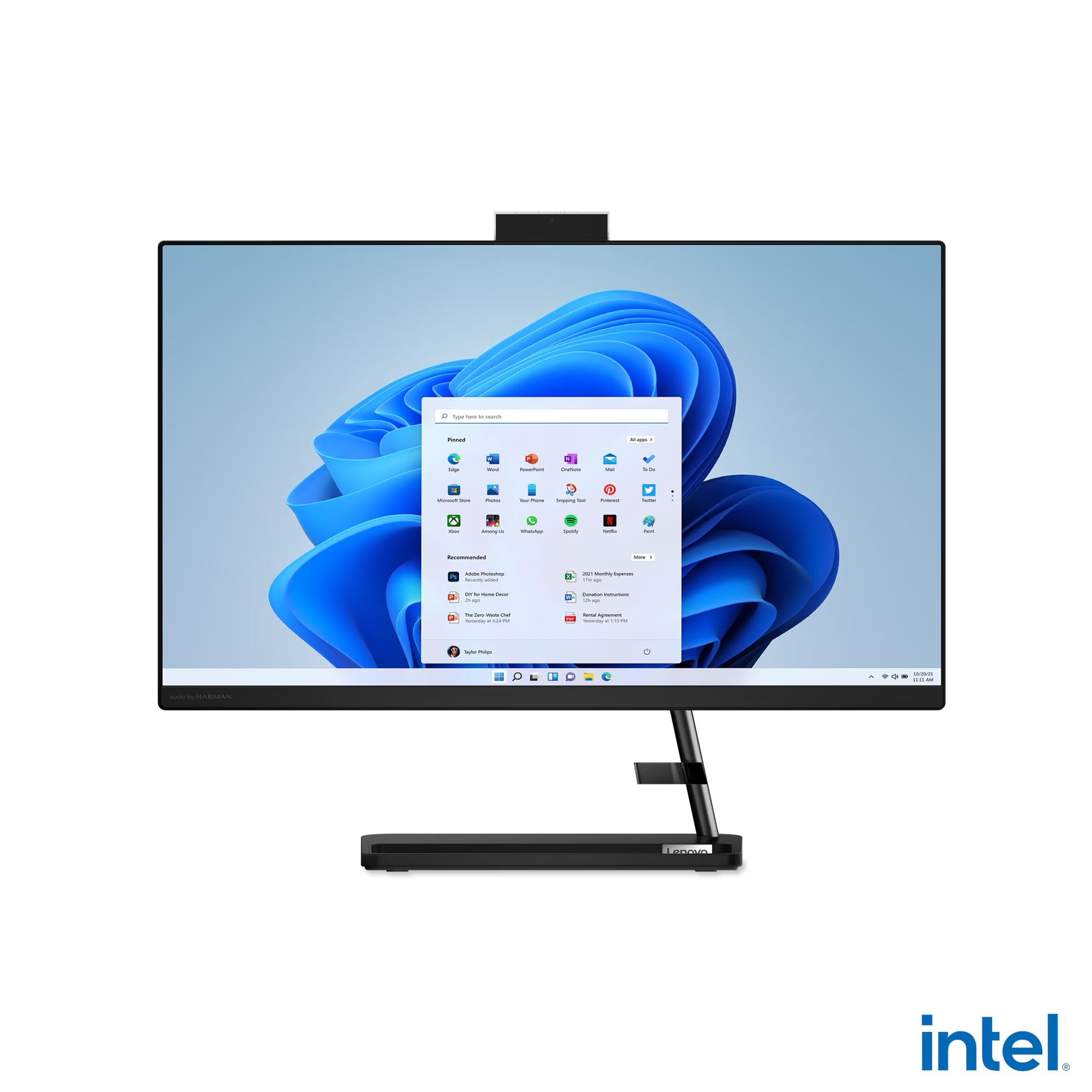 LENOVO AIO 23.8" CORE i5 12450H 16GB DDR4 RAM- 512GB NVME O/B UHD FDOS / IDEACENTRE F0GH01JGTR