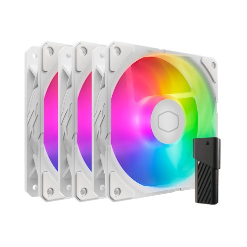 COOLERMASTER SICKLE FLOW B2DW-253P2-R2 ARGB 120mm Kasa Fan 3-lü Paket - Kontrol Ünitesi ikinci görünüm