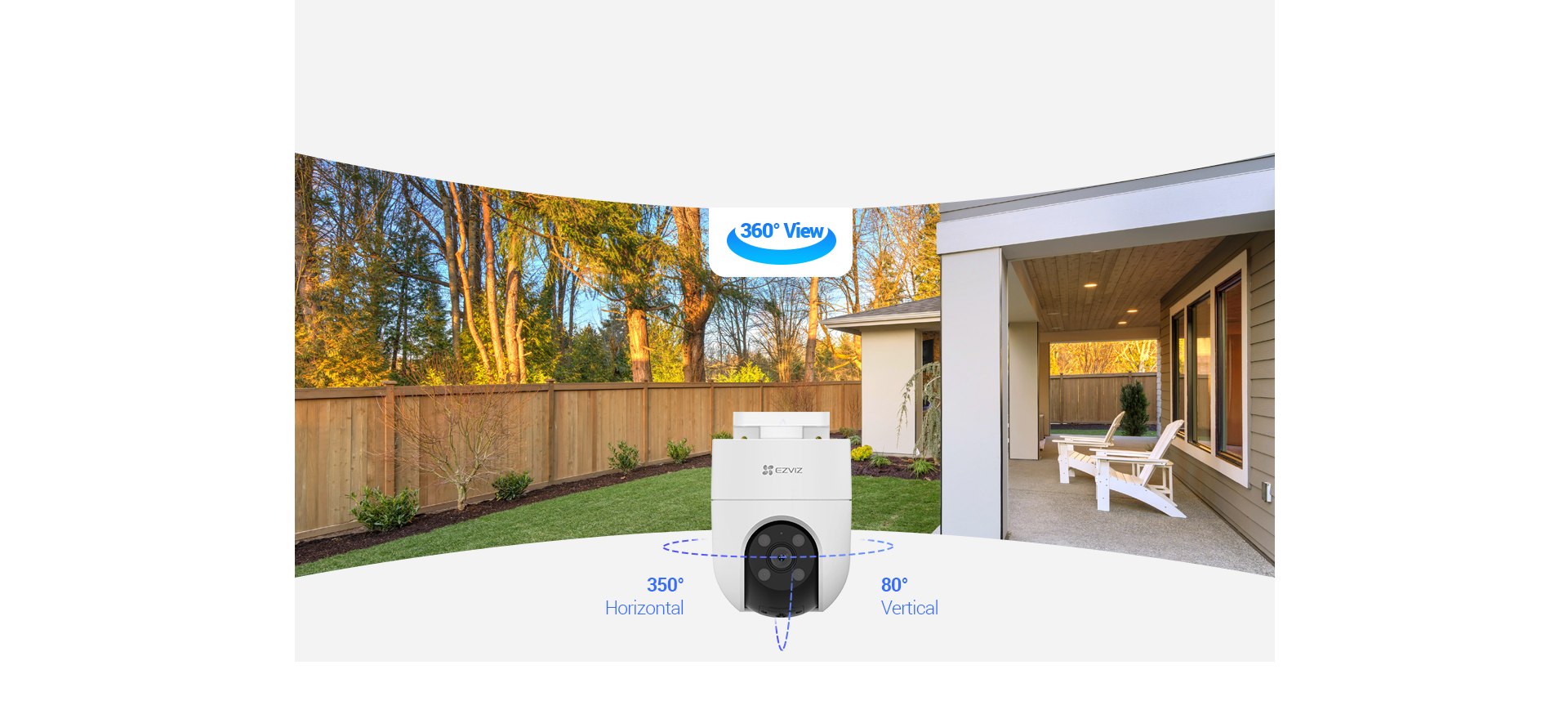 EZVIZ 2MP Dome 4mm Wıfı Kablosuz IP Kamera H8C