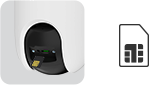 EZVIZ 3MP 4mm Wıfı Kablosuz Pan-Tilt 4G IP Kamera CS-H8C