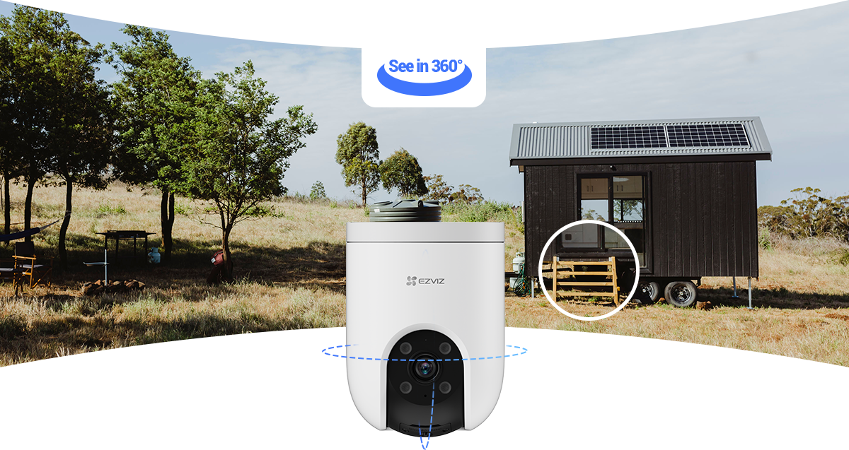 EZVIZ 3MP 4mm Wıfı Kablosuz Pan-Tilt 4G IP Kamera CS-H8C