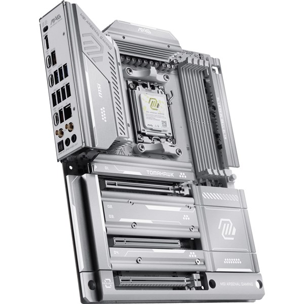 MSI MAG X870E TOMAHAWK MAX WIFI7 PZ DDR5 HDMI DP PCIe 16X v5.0 AM5 ATX ikinci görünüm