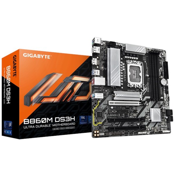 GIGABYTE B860M DS3H DDR5 HDMI DP PCIE 5.0 1851p mATX ikinci görünüm