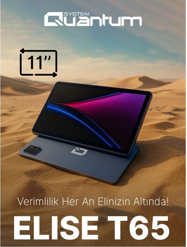 QUANTUM 11" 8-çekirdek 8GB RAM- 256GB- 5G LTE Android Tablet / ELISE T65