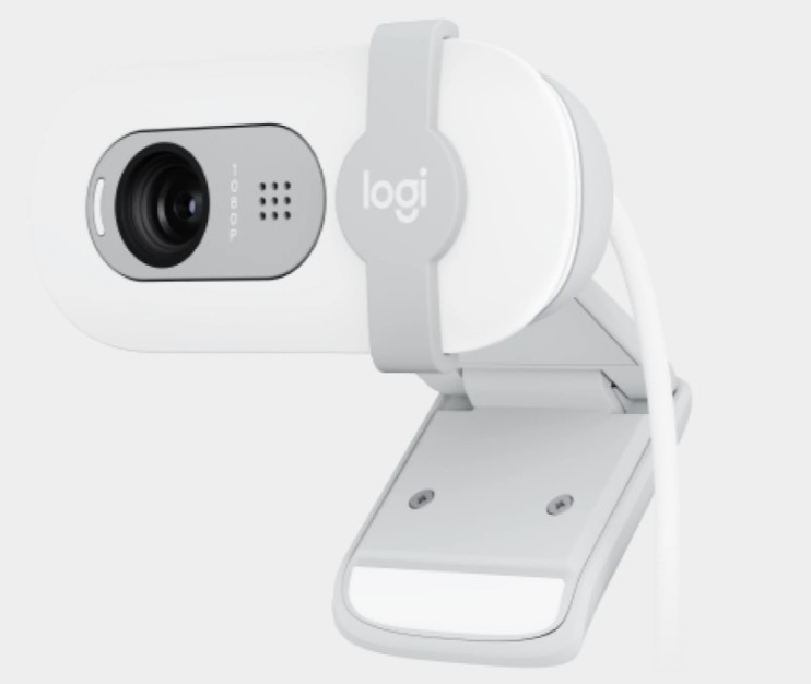 LOGITECH 2MP BRIO 100 Dahili Mikrofonlu Webcam Beyaz 960-001617 ikinci görünüm