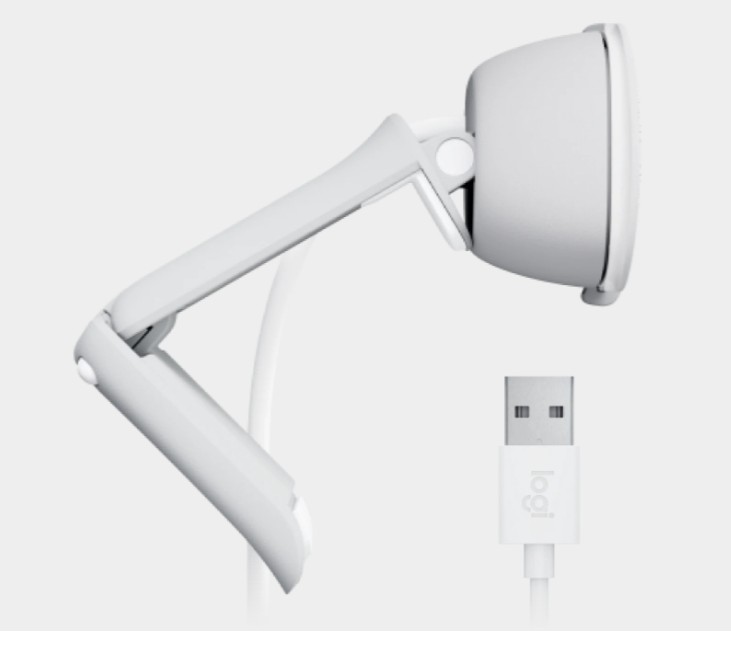 LOGITECH 2MP BRIO 100 Dahili Mikrofonlu Webcam Beyaz 960-001617