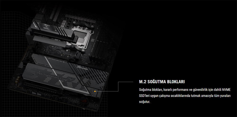 ASUS ROG STRIX X870E-H DDR5 HDMI DP PCIE 5.0 AM5 ATX