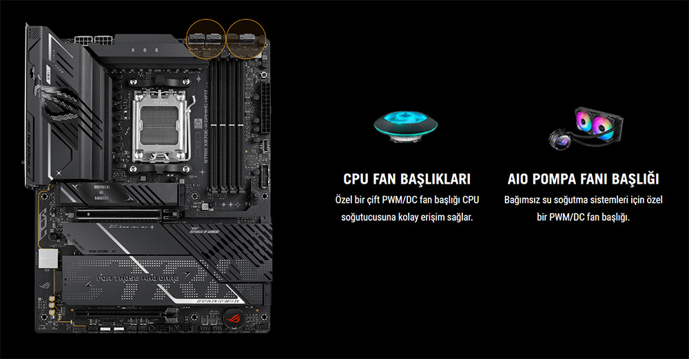ASUS ROG STRIX X870E-H DDR5 HDMI DP PCIE 5.0 AM5 ATX