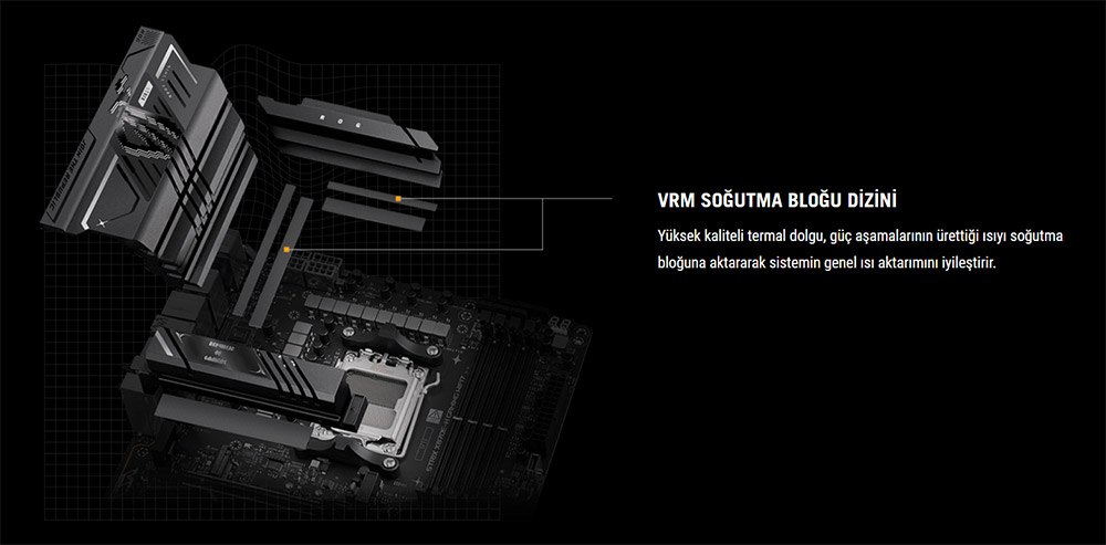 ASUS ROG STRIX X870E-H DDR5 HDMI DP PCIE 5.0 AM5 ATX