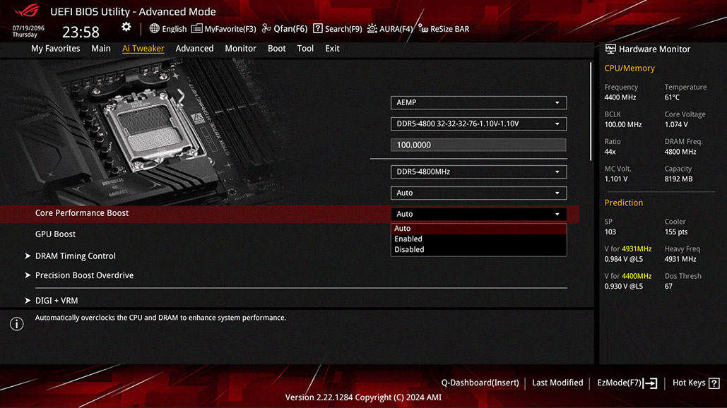 ASUS ROG STRIX X870E-H DDR5 HDMI DP PCIE 5.0 AM5 ATX