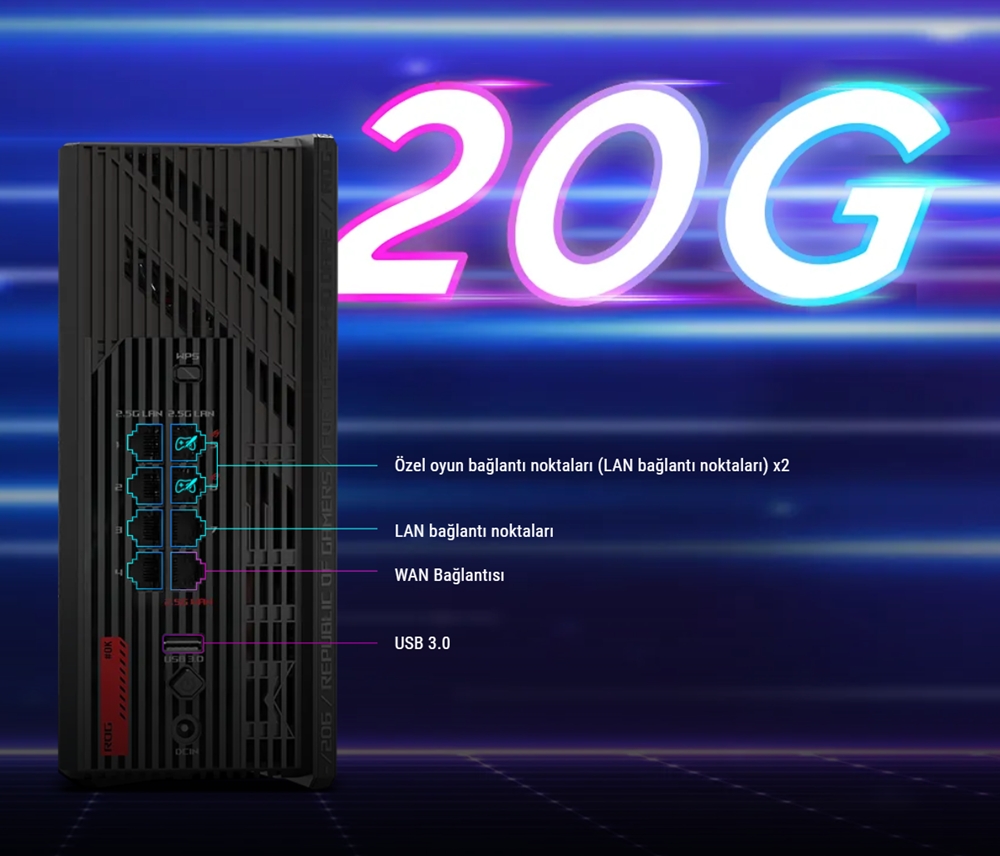 ASUS ROG STRIX WIFI7 GS-BE18000 Gaming Router