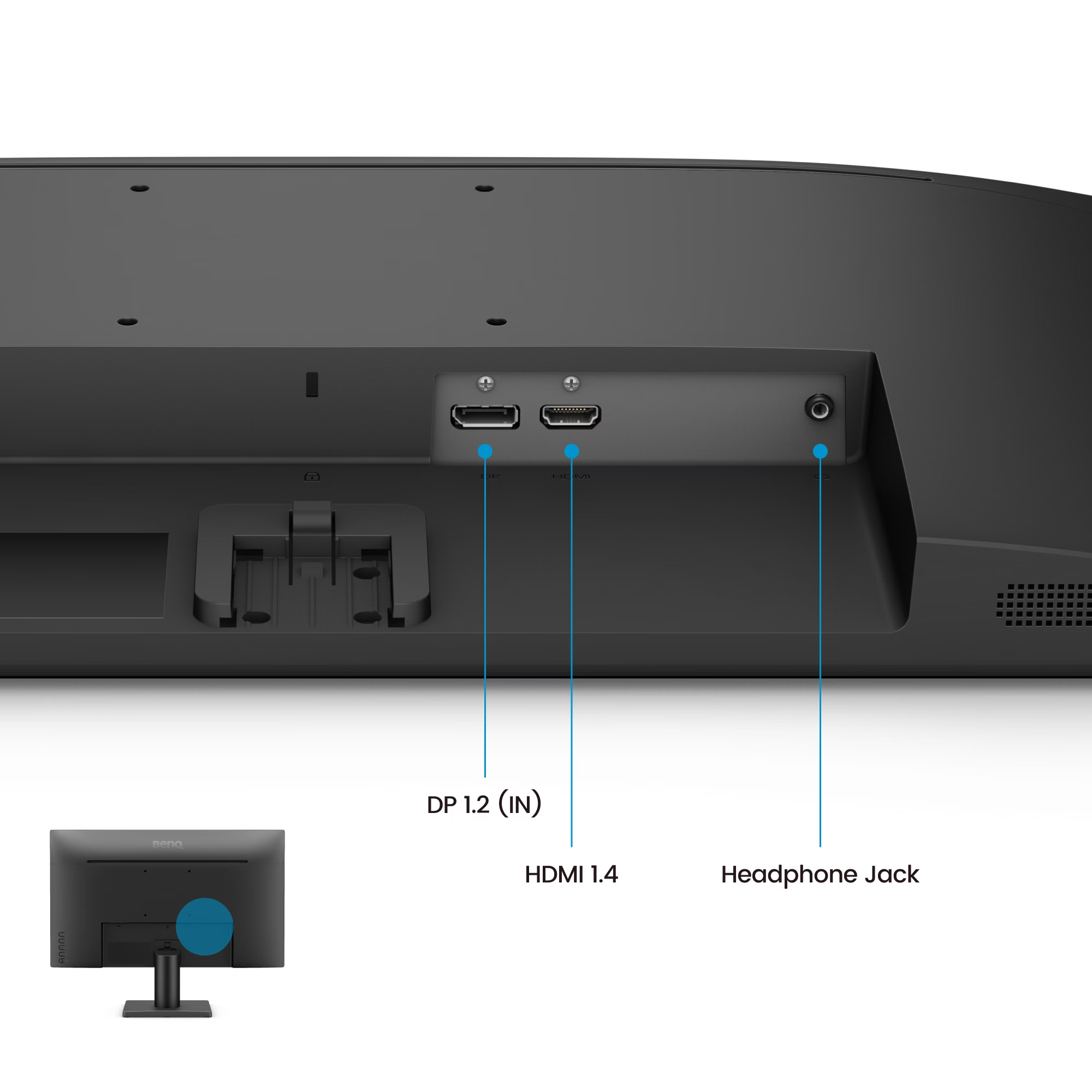 BENQ 23.8" IPS GW2491 5 ms 100hz HDMI-DP EV Ofis Tipi Monitör (1920 X 1080)