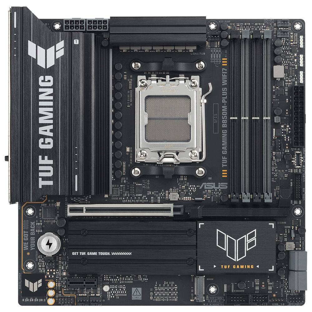 ASUS TUF GAMING B850M-PLUS WIFI7 DDR5 HDMI DP-TYPEC PCIE 5.0 AM5 mATX