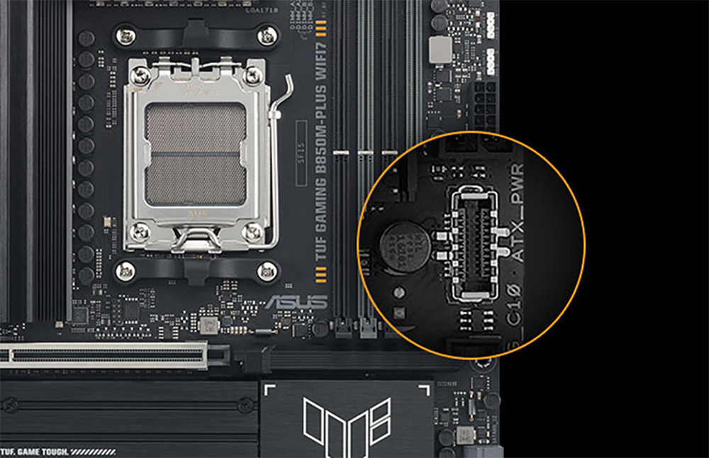 ASUS TUF GAMING B850M-PLUS WIFI7 DDR5 HDMI DP-TYPEC PCIE 5.0 AM5 mATX