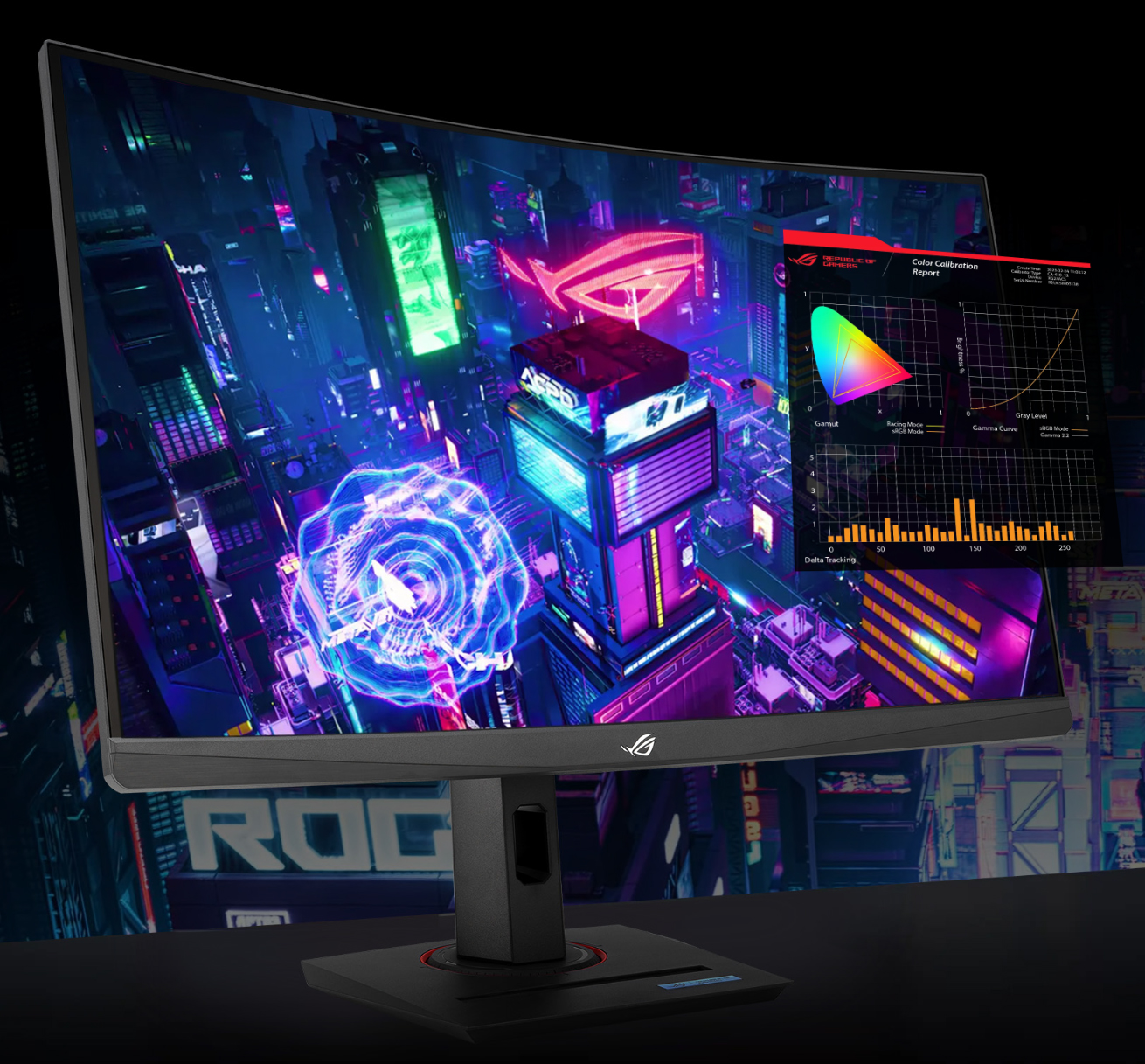 ASUS 27" FAST VA ROG STRIX XG27WCS 1MS 180Hz HDMI-DP-TYPE-C Kavisli Gaming Monitör (2560 X 1440)