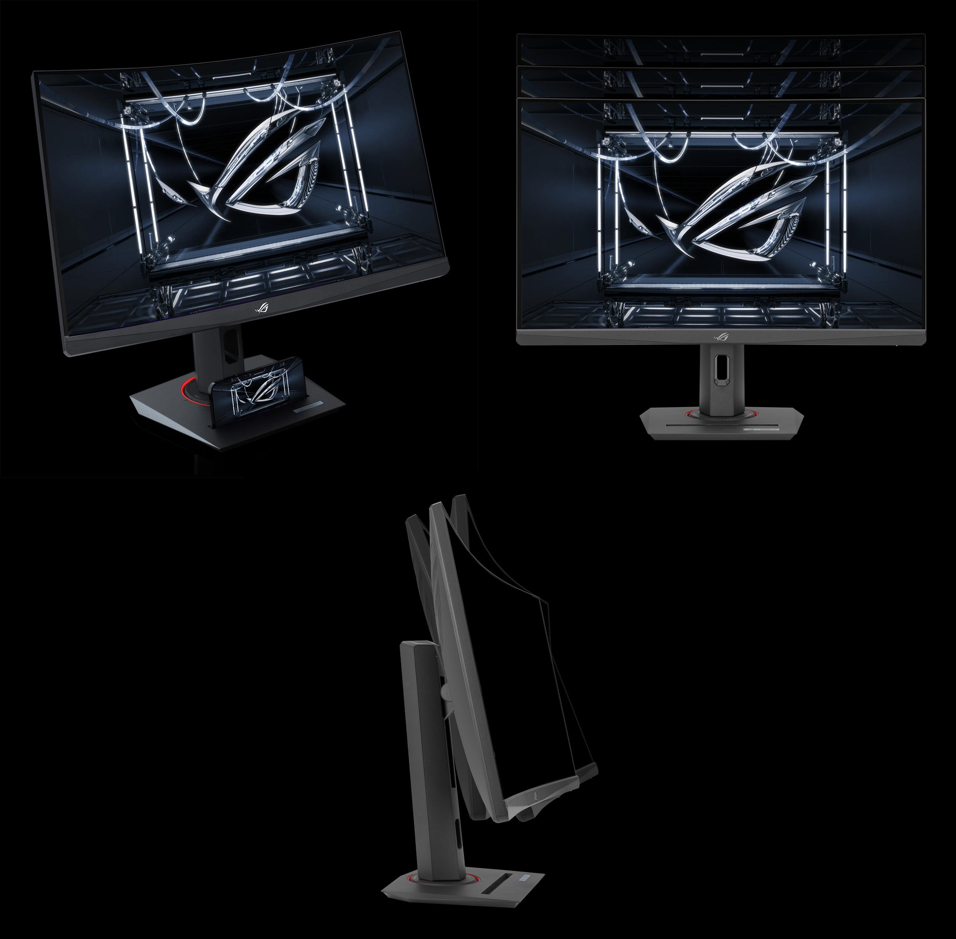 ASUS 27" FAST VA ROG STRIX XG27WCS 1MS 180Hz HDMI-DP-TYPE-C Kavisli Gaming Monitör (2560 X 1440)