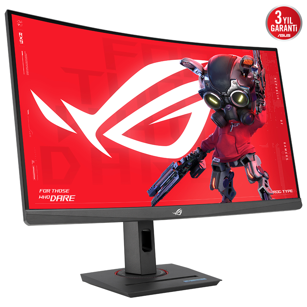 ASUS 27" FAST VA ROG STRIX XG27WCS 1MS 180Hz HDMI-DP-TYPE-C Kavisli Gaming Monitör (2560 X 1440)