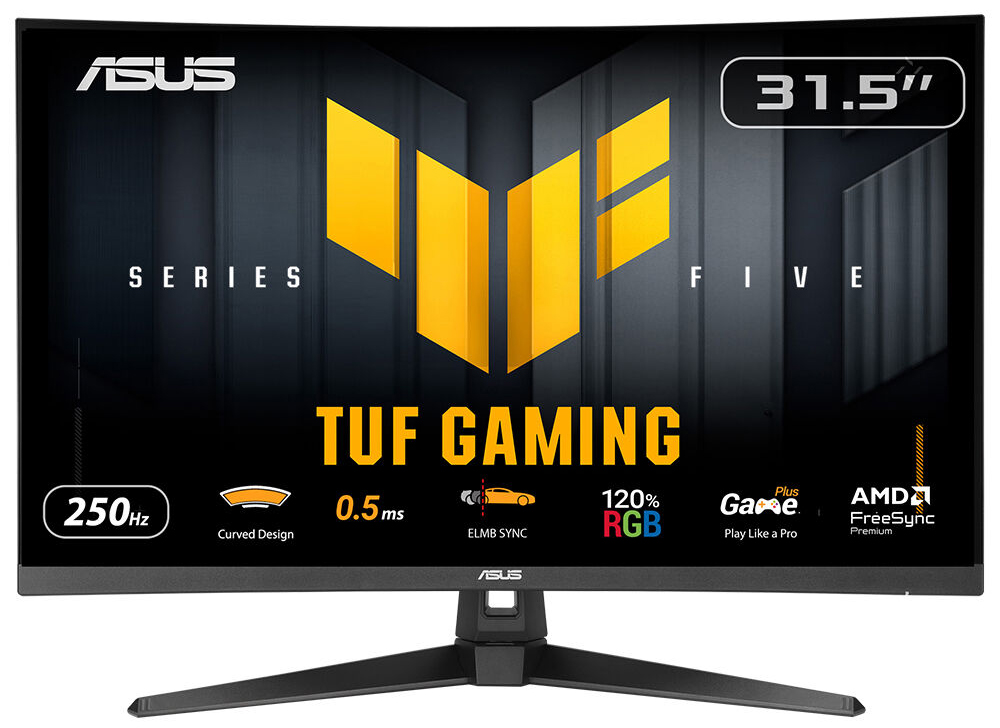 ASUS 31.5" FAST VA TUF GAMING VG32VQM5B 0.5MS 250HZ HDMI-DP Kavisli Gaming Monitör (1920 X 1080)