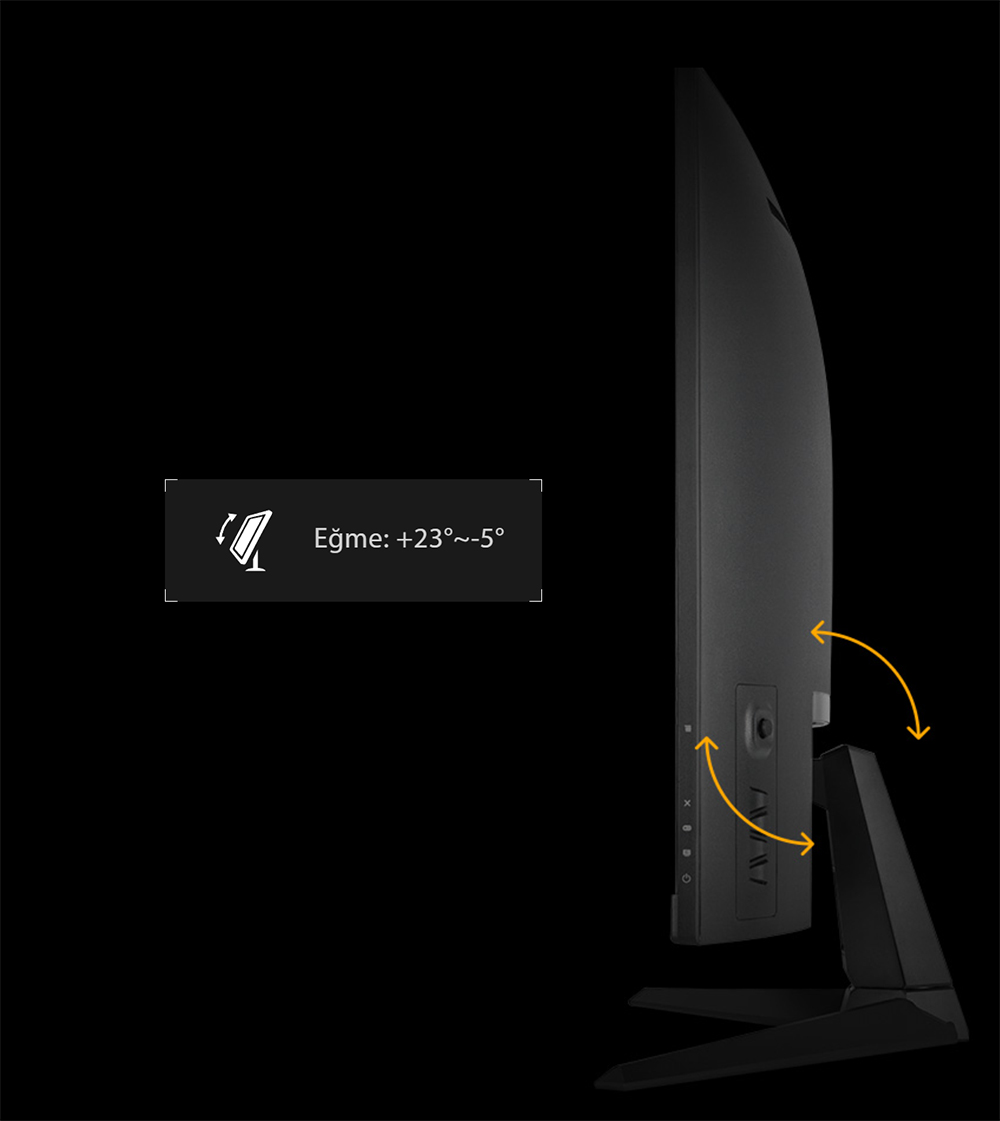 ASUS 31.5" FAST VA TUF GAMING VG32VQM5B 0.5MS 250HZ HDMI-DP Kavisli Gaming Monitör (1920 X 1080)