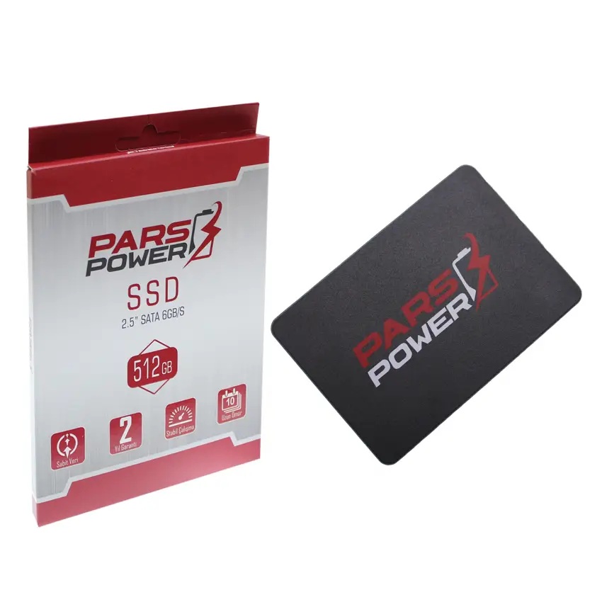 PARS 512GB PP-7 500- 480MB/s SSD SATA-3 Disk ikinci görünüm