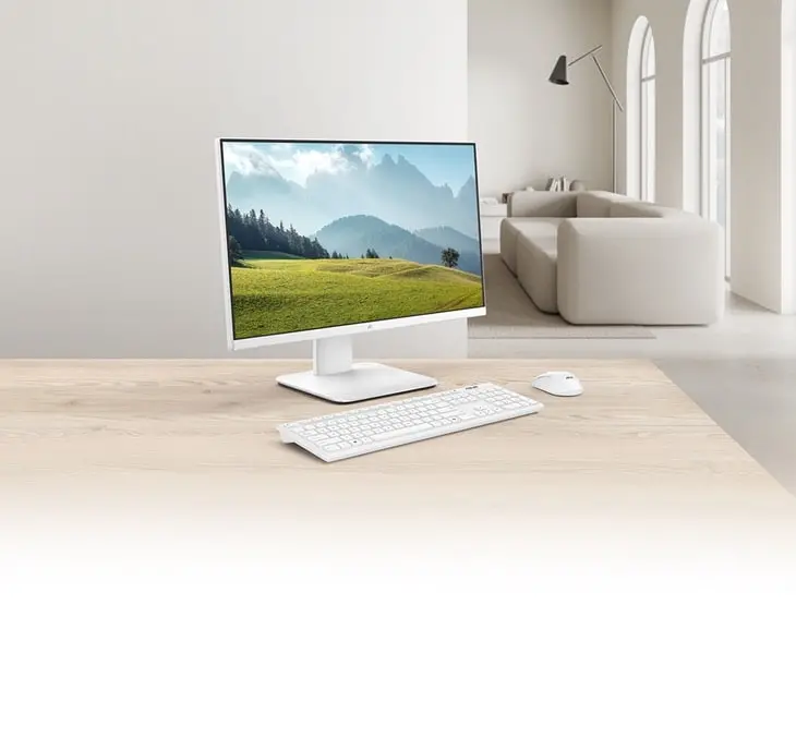 ASUS AIO 23.8" CORE i3 1315U- 8GB DDR5 RAM 256GB NVME O/B UHD FDOS Beyaz / V440VAK- I38256W0D