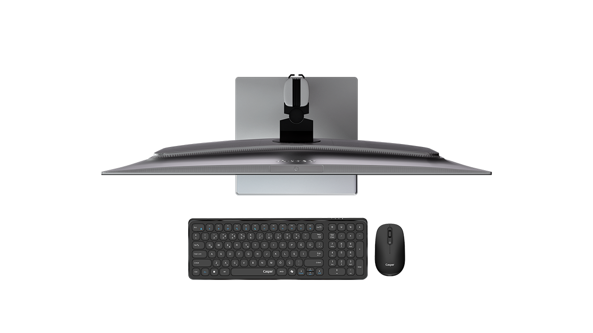 CASPER AIO 27" QHD CORE 5 210H- 8GB DDR5 RAM 500GB M2 NVME- O/B UHD FDOS PIVOT / A970 A97.210H-8E00X-V-GK