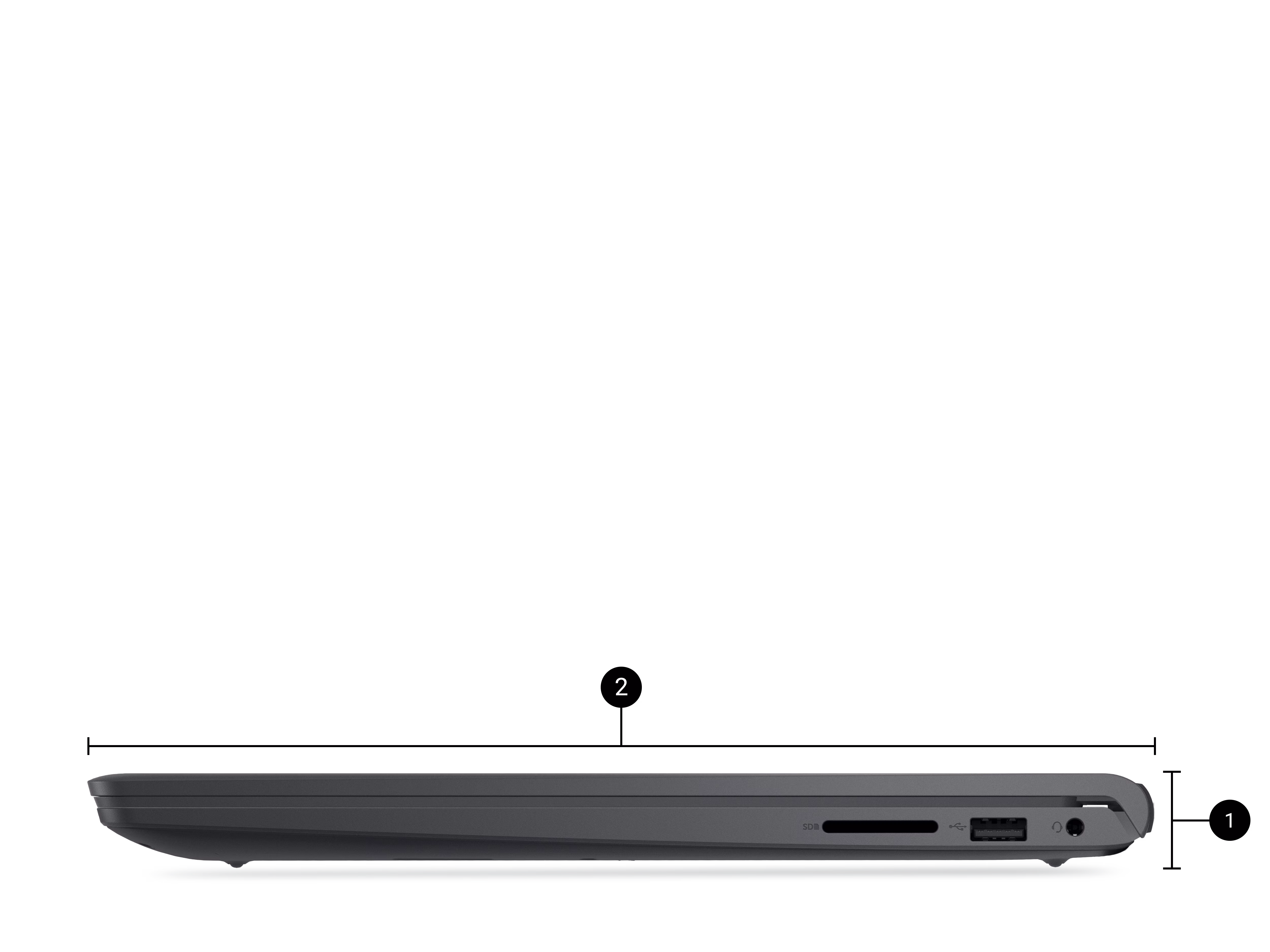 DELL 15.6" CORE 3 100U- 8GB DDR5 RAM- 512GB M2 NVME- O/B UHD FDOS / PRO 15 ESSENTIAL PV152503U