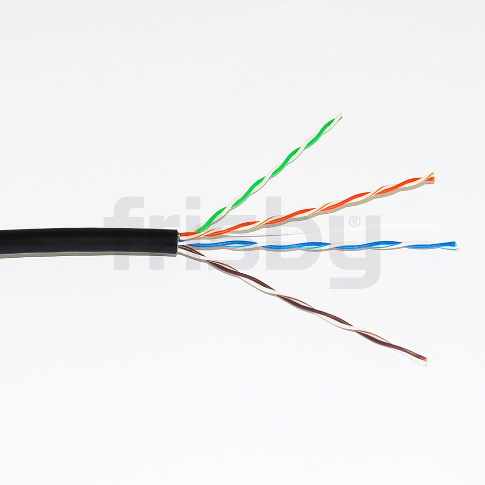 FRISBY 305metre 23AWG Gri CAT5e UTP Dış Ortam (Outdoor) Kablo FNW-CAT525