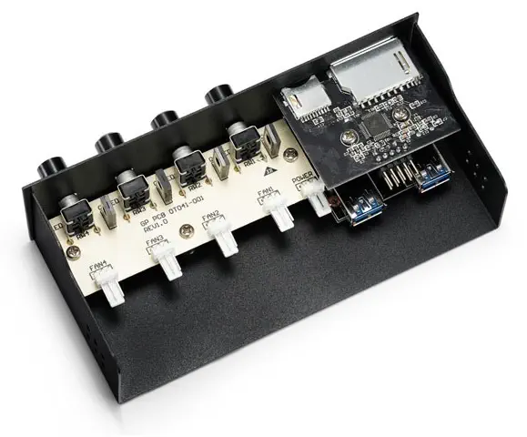 DEEPCOOL Rock Master V3.0 5.25" Ön Panel Analog Fan Kontrolcü ve Çoklu Kart Okuyucu