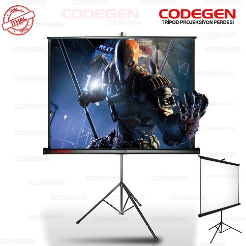 CODEGEN TX20 200x200 Ayaklı Projeksiyon Perdesi ikinci görünüm
