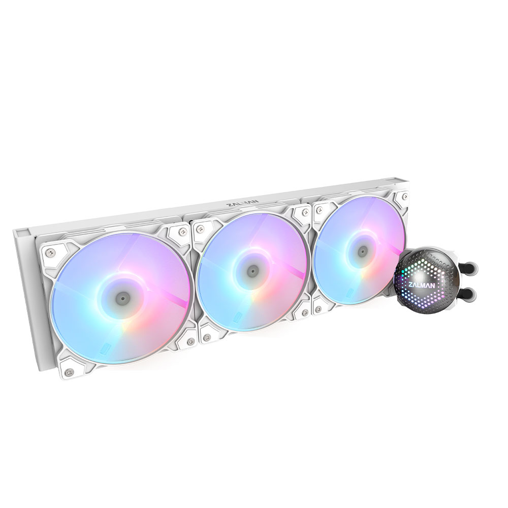 ZALMAN 360MM ALPHA-36WH ARGB 1851P-AM5 Sıvı Soğutmalı İşlemci Fanı Beyaz ikinci görünüm