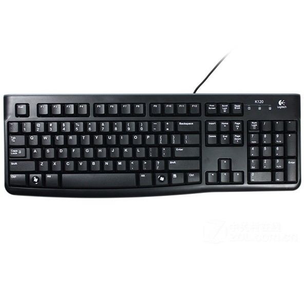 LOGITECH K120 Kablolu USB Q Trk Siyah Klavye (920-002505) ikinci görünüm