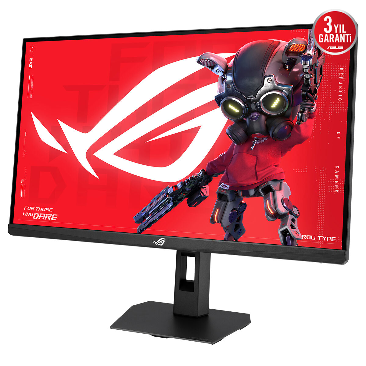 ASUS 27" IPS ROG STRIX XG27UCSR 0.3MS Çift Mod 160Hz-324HZ HDMI-DP TYPEC Pivt Gaming Monitör 3840x2160 / 90LM0CK0-B01171