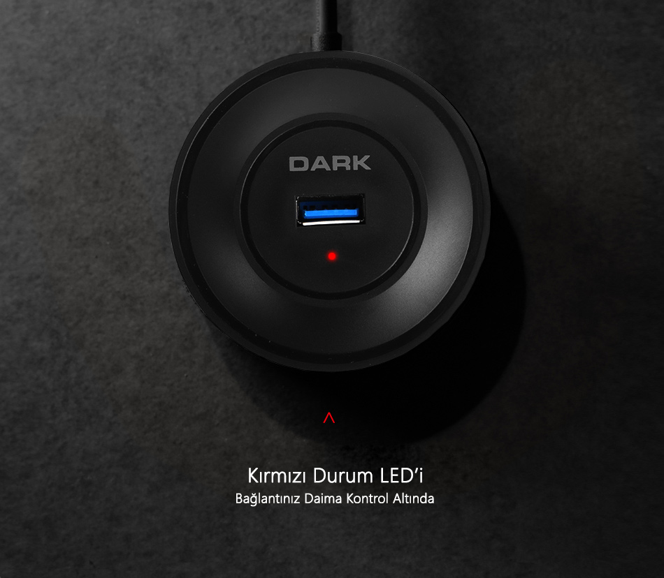 DARK 4port DK-AC-USB344 USB 3.0 Siyah USB Çoklayıcı Hub