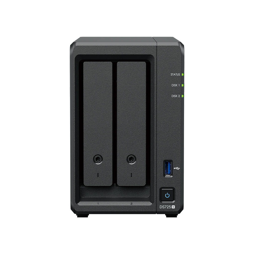 SYNOLOGY 2diskli Ryzen 1600-4GB RAM-2.5GbE Nas Server DS725 PLUS ikinci görünüm