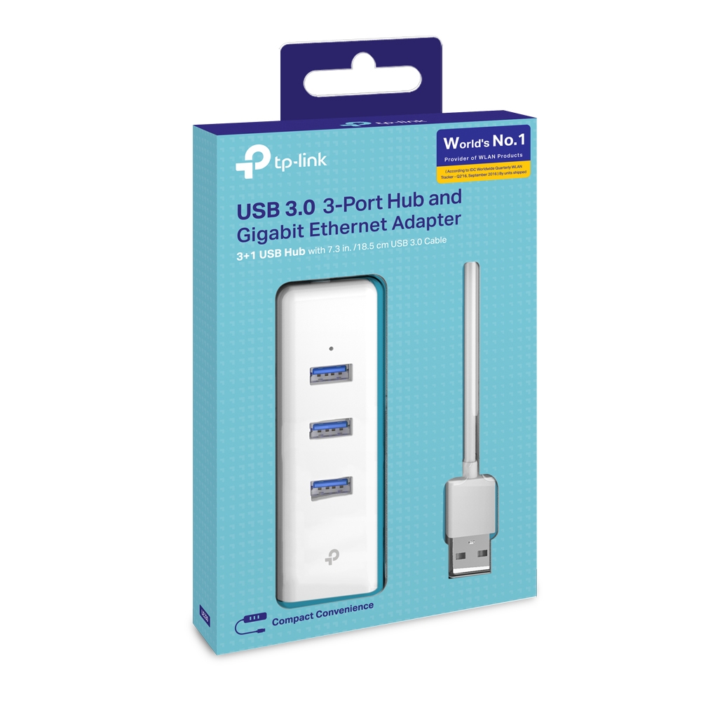 TP-LINK UE330 Gigabit USB 3.0 Ethernet Çoklayıcı Hub ikinci görünüm