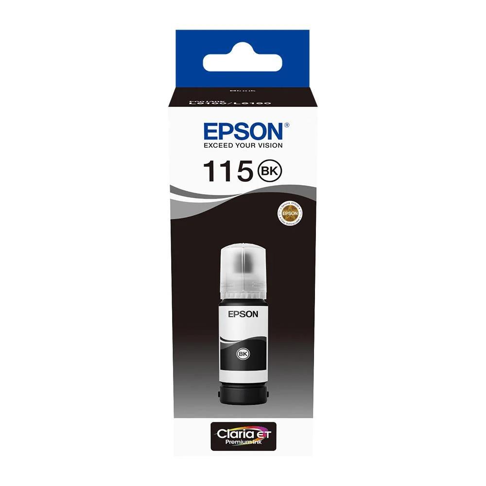 EPSON C13T07C14A (115) Siyah 70ml Tanklı Sistem Mürekkebi