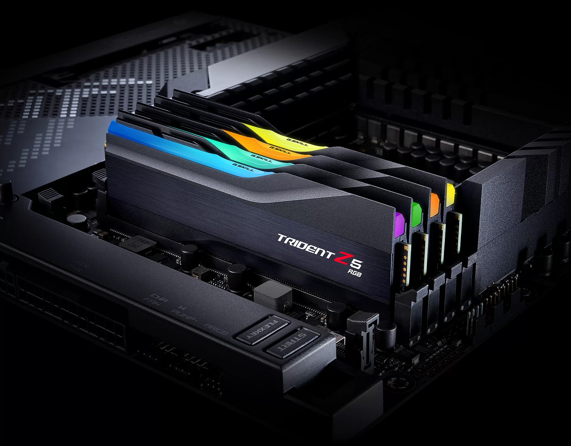 GSKILL 32GB (2X 16GB) DDR5 6000MHZ CL36 DUAL KIT RGB PC RAM TRIDENT Z5 F5-6000J3636F16GX2-TZ5RW BEYAZ