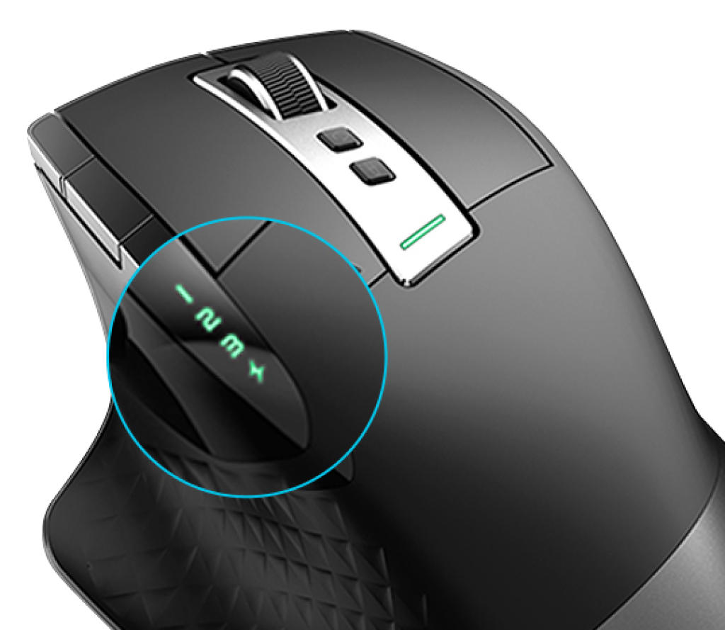 RAPOO MT750S Kablosuz Siyah Mouse