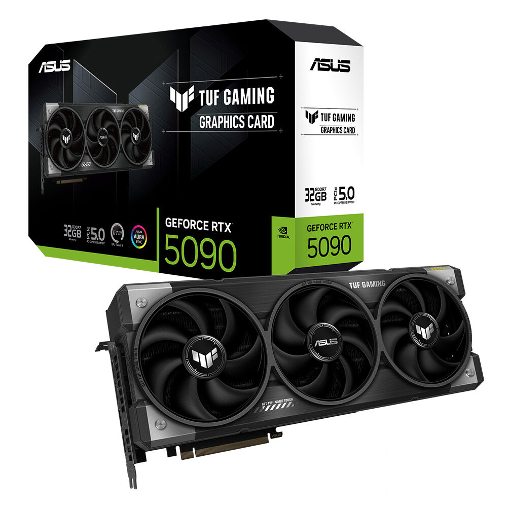 ASUS 32GB TUF RTX5090-32G GAMING GDDR7 512bit HDMI DP PCIe 5.0 ikinci görünüm