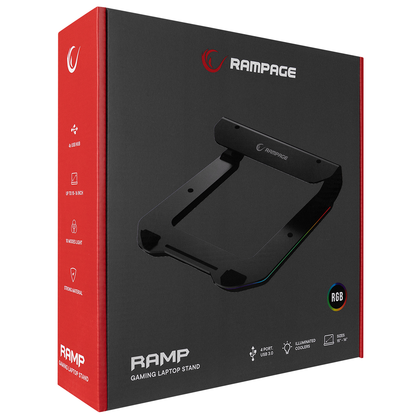 RAMPAGE ADS-T6U 15-16" Alüminyum Uzay Gri Notebook Standı ikinci görünüm