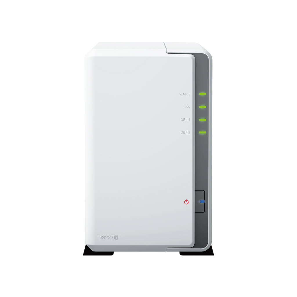 SYNOLOGY 2diskli Realtek QC-1GB RAM-Gigabit Nas Server DS223J ikinci görünüm