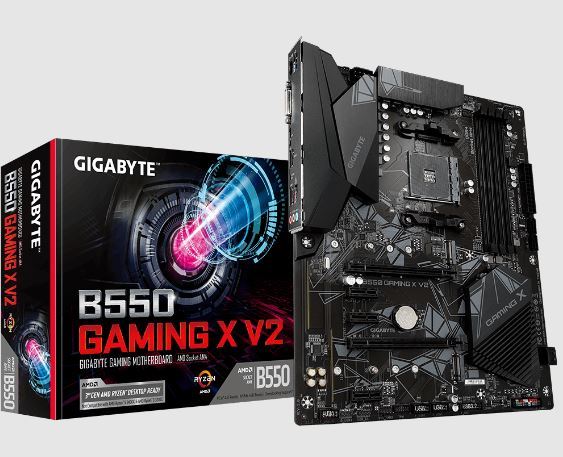 GIGABYTE B550 GAMING X v2 DDR4 HDMI DVI PCIe 16X v4.0 AM4 ATX