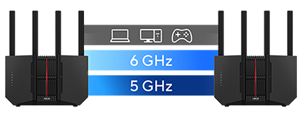 ASUS RT-BE92U WIFI7 BE9700 Dual Band Router