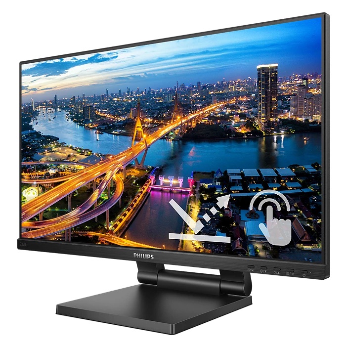 PHILIPS 21.5" Dokunmatik 222B1TC-00 4MS 75Hz HDMI-DP EV Ofis Tipi Monitör 1920x1080
