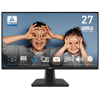 MSI 27" IPS PRO MP275 1MS 100hz HDMI EV OFİS Monitör (1920 X 1080)