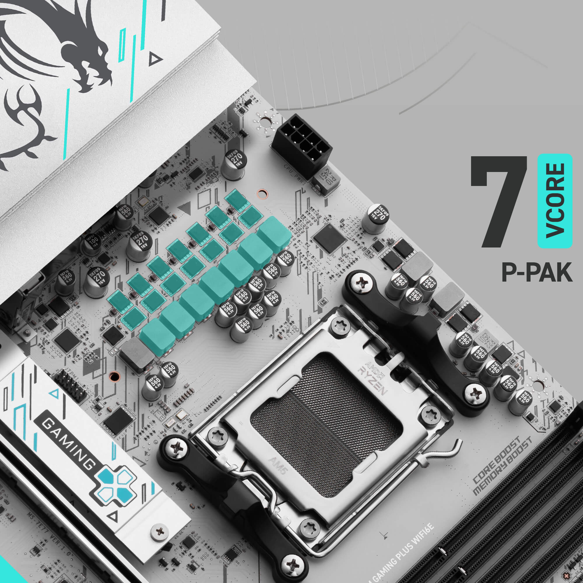 MSI B840M GAMING PLUS WIFI6E DDR5 HDMI PCIE 5.0 AM5 mATX