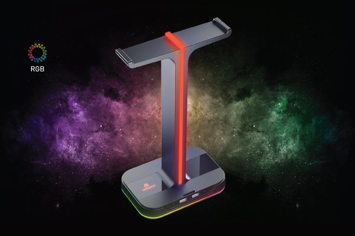 GAMEBOOSTER HS01 RGB Kulaklı Standı